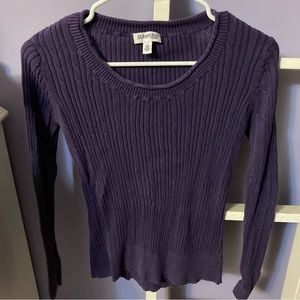 Purple sweater
